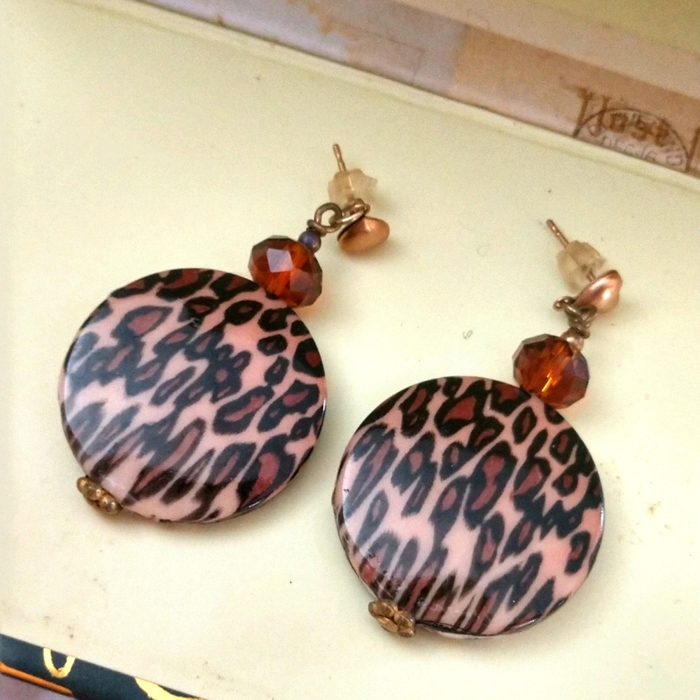 Leopard Earings